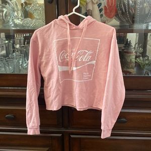 Pink coca cola sweatshirt